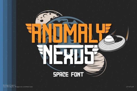 Anomaly Nexus Font: A Futuristic Display Typeface for Branding