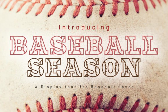 Baseball Season Font: Adding Playful Rhythm to Editorial Design
