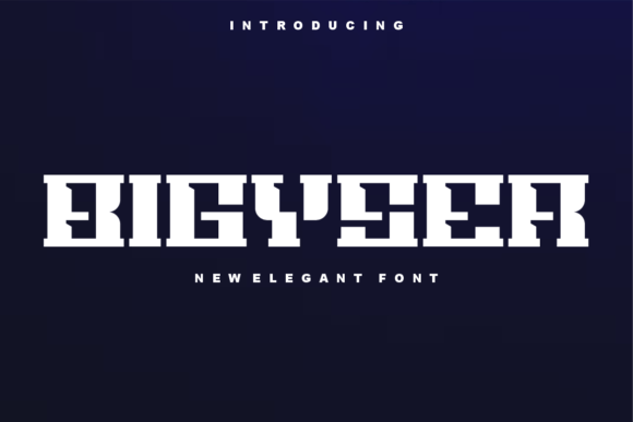 Bigyser Font: A Modern Serif for Editorial Layouts