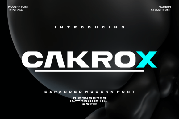 Cakrox Font: Bold Typography for Digital Marketing
