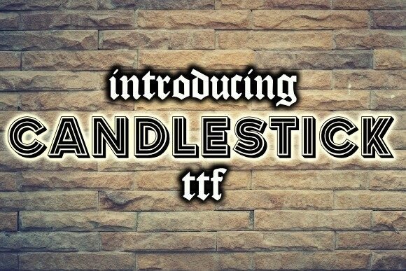 Candlestick Font: Elevating Digital Display Typography