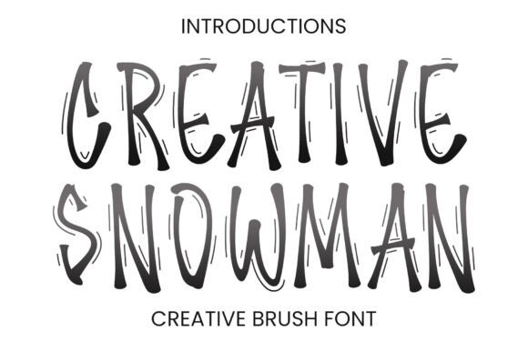 Creative Snowman Font: A Whimsical Typeface for Branding