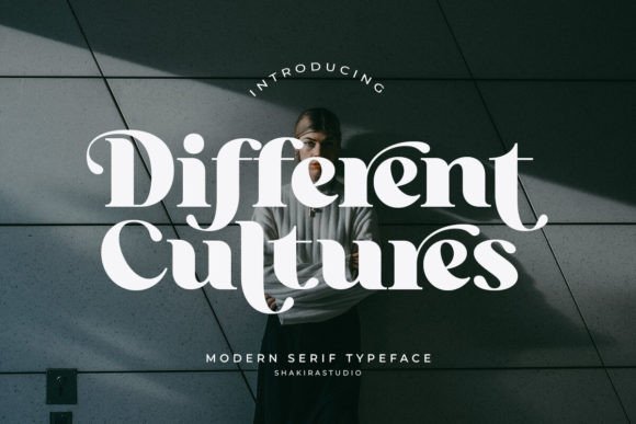 Different Cultures Font: A Modern Serif for Branding