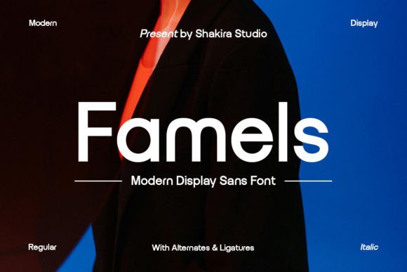 Famels Font: A Modern Sans Serif for Digital Layouts