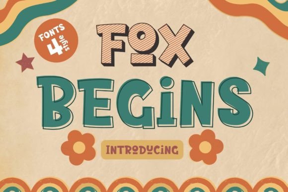 Fox Begins Font: A Playful Display Typeface for Web Design