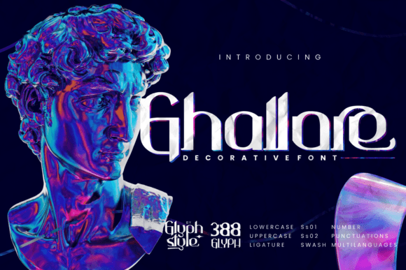 Ghallore Font: Modern Style for Handmade Labels