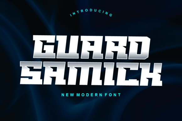 Guard Samick Font: Bold Serif Style for Handmade Products