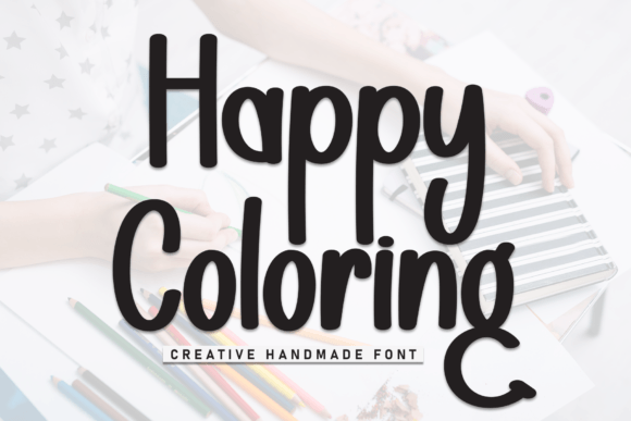 Happy Coloring Font: A Sweet Upgrade for Brand Visuals