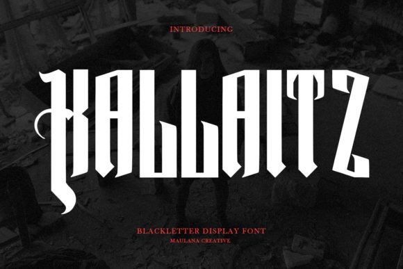 Kallaitz Font: Bold Blackletter for Campaign Visuals
