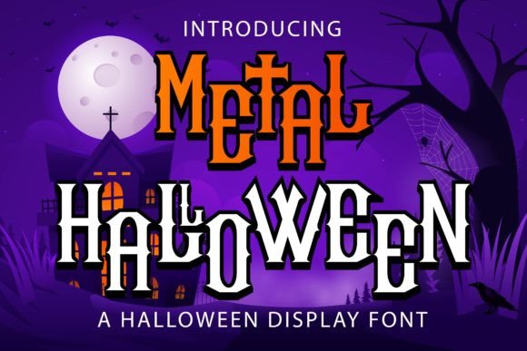Metal Halloween Font: Spooky Branding for Business