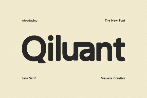 Qiluant Font: Bold Branding for Small Business