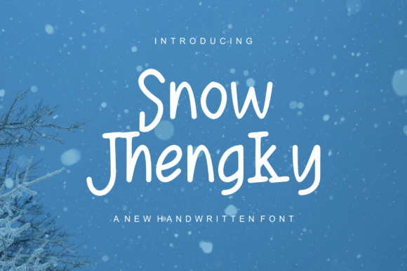 Snow Jhengky Font: Bold Display Type for Web Layouts