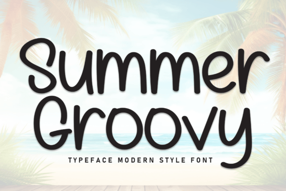 Summer Groovy Font: Adding Warmth to Editorial Layouts