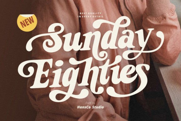 Sunday Eighties Font: Bold Retro Serif for Campaigns