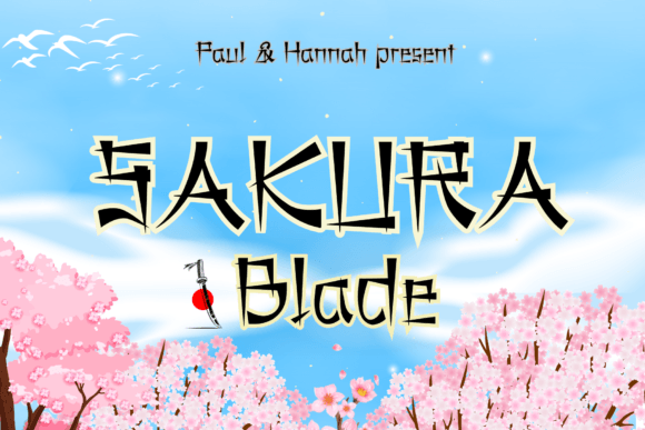 Testing Sakura Blade Font for Japanese Brand Identity